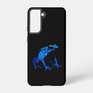 Black 4 Luxe Samsung Galaxy S21, Blue Frog Case