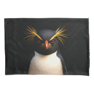 Black 4 Luxe Single Pillowcase, Rockhopper Penguin Pillowcase