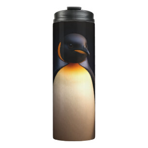 Black 4 Luxe Thermal Tumbler, Emperor Penguin Tumbler