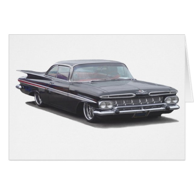Black '59 Chevy Impala (Front Horizontal)