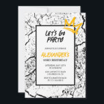 Black 83rd birthday invitation Men Hip Hop modern<br><div class="desc">Black 83rd birthday invitation Men Hip Hop modern</div>