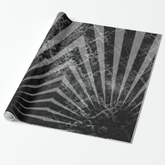 Black Abstract Gift Wrapping paper