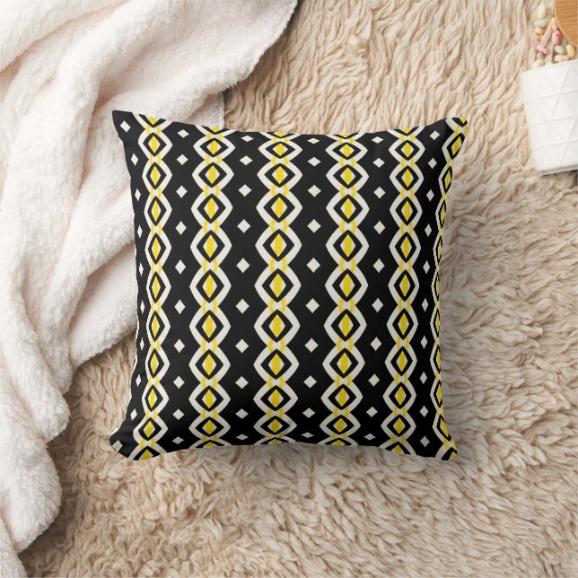 black abstract modern cushion (Blanket)