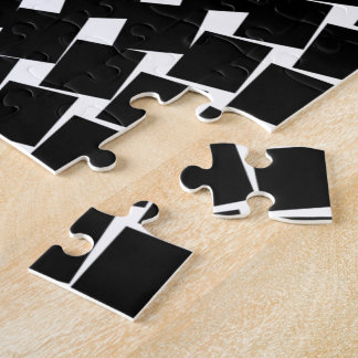 Black abstract pattern jigsaw puzzle