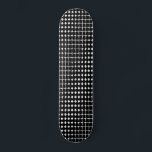 Black abstract pattern skateboard<br><div class="desc">Black and white abstract pattern</div>