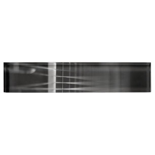Black Acoustic Guitar Photo Nameplate