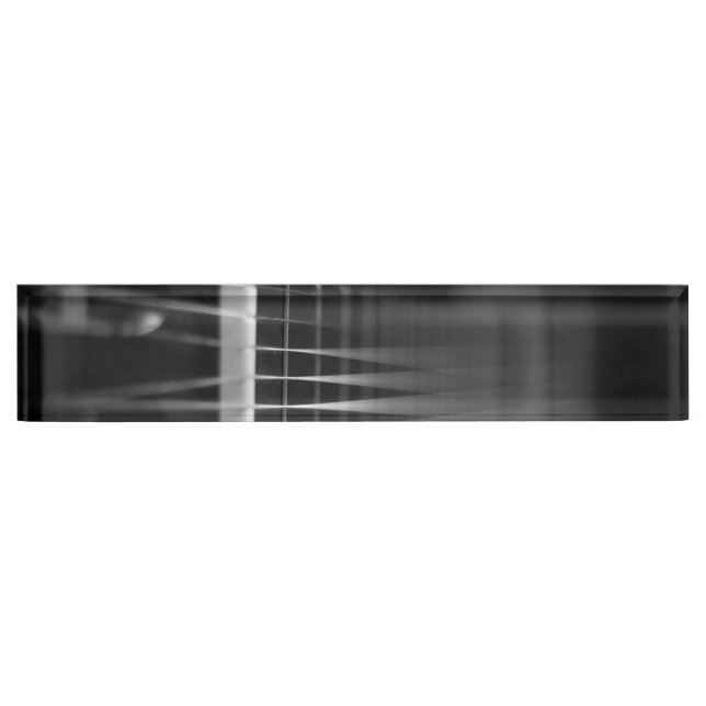 Black Acoustic Guitar Photo Nameplate (Front)