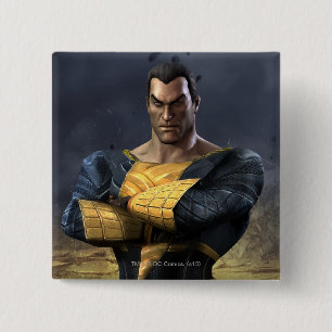 Black Adam 15 Cm Square Badge