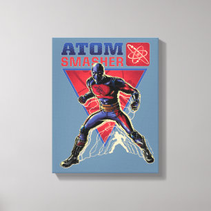 Black Adam Atom Smasher Character Graphic Canvas Print