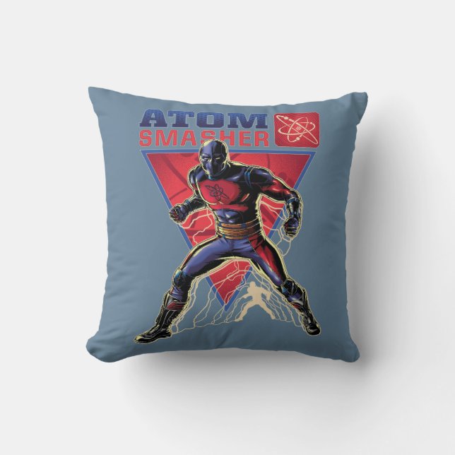 Black Adam | Atom Smasher Character Graphic Cushion (Front)