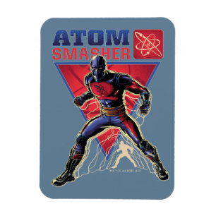 Black Adam Atom Smasher Character Graphic Magnet
