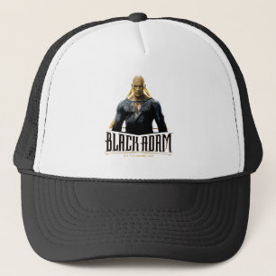 Black Adam Character and Name Graphic Trucker Hat