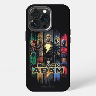 Black Adam Characters In Stripes Graphic iPhone 13 Pro Case