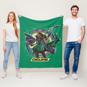 Black Adam   Cyclone Character Graphic Fleece Blanket