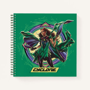 Black Adam   Cyclone Character Graphic Notebook