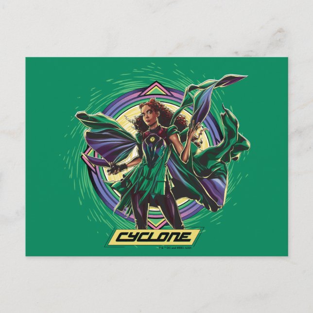 Black Adam | Cyclone Character Graphic Postcard (Front)