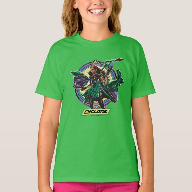 Black Adam | Cyclone Character Graphic T-Shirt (Front)