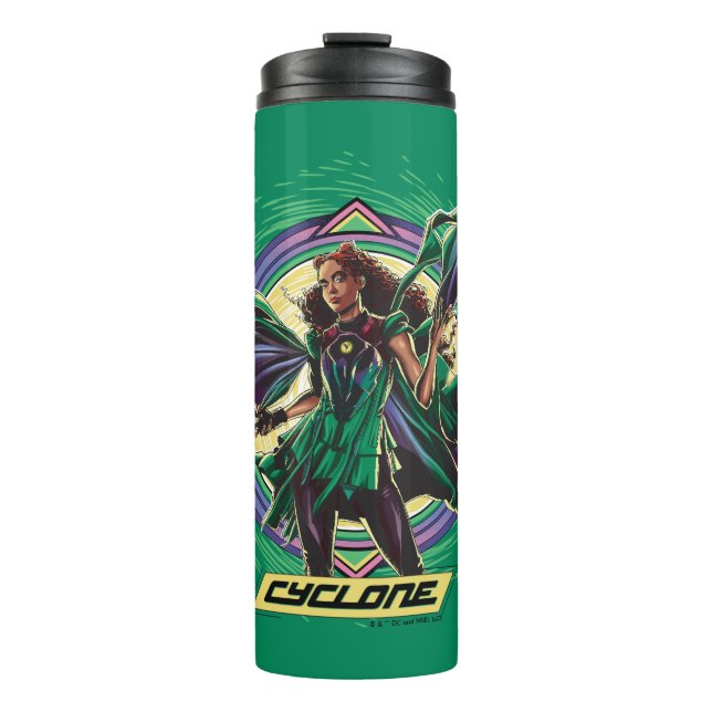 Black Adam | Cyclone Character Graphic Thermal Tumbler (Front)