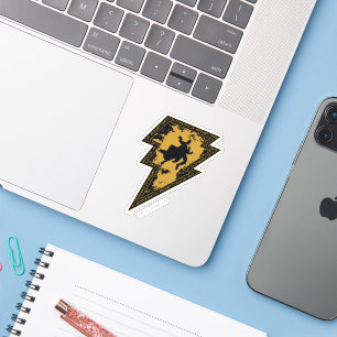 Black Adam Distressed Lightning Bolt Graphic