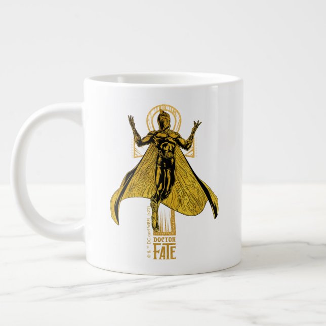 Black Adam | Doctor Fate Character Graphic Large Coffee Mug (Left)