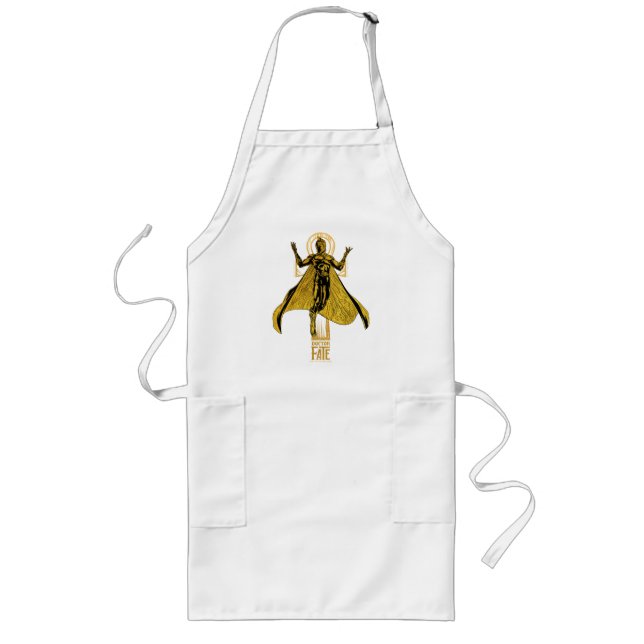 Black Adam | Doctor Fate Character Graphic Long Apron (Front)