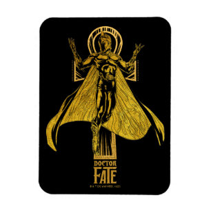 Black Adam Doctor Fate Character Graphic Magnet