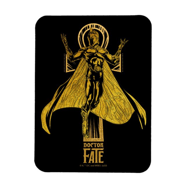 Black Adam | Doctor Fate Character Graphic Magnet (Vertical)