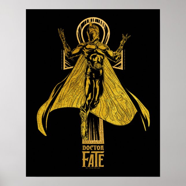 Black Adam | Doctor Fate Character Graphic Poster (Front)