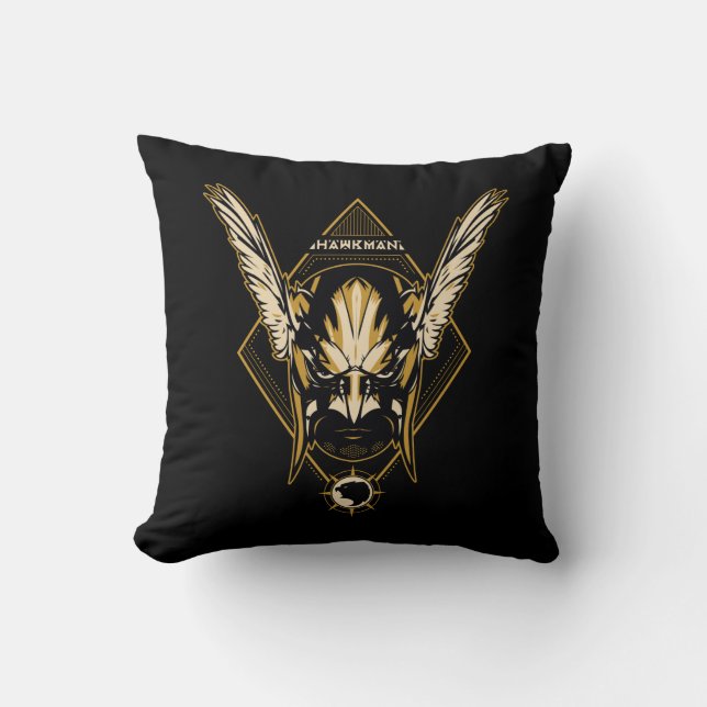 Black Adam | Hawkman Helmet Graphic Cushion (Front)