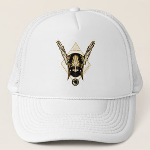 Black Adam   Hawkman Helmet Graphic Trucker Hat