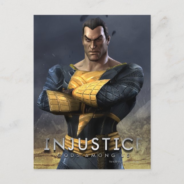 Black Adam Postcard (Front)
