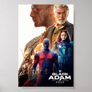 Black adam poster
