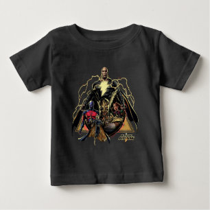 Black Adam Triangular Group Graphic Baby T-Shirt