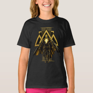 Black Adam Triangular Pillar Graphic T-Shirt