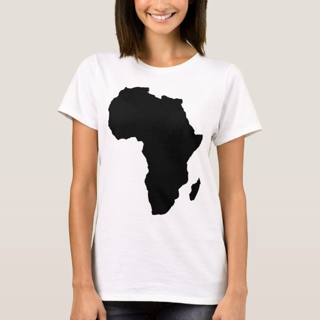 black africa shape T-Shirt (Front)