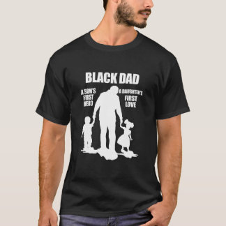 Black African American Fathers Day Afrocentric T-Shirt