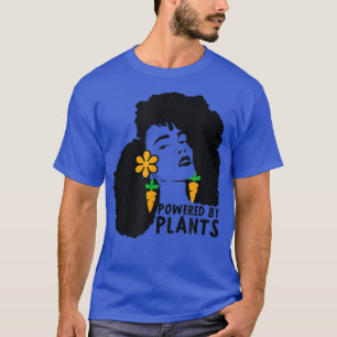 Black African American Woman Vegetarian African C T-Shirt