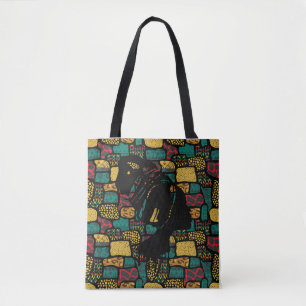 Black African Woman  Tote Bag