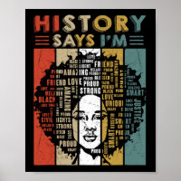 Black Afro Woman Melanin Girl Black History Month 