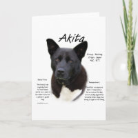 Black Akita History Design