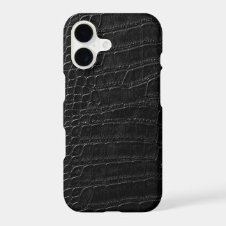 black alligator leather