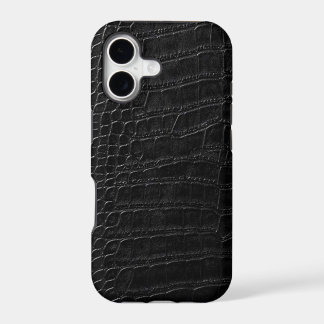 black alligator leather