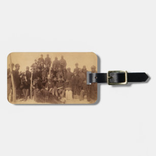Black American Fighting Cavalry: Buffalo Warriors Luggage Tag