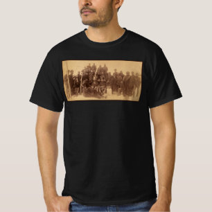 Black American Fighting Cavalry: Buffalo Warriors T-Shirt
