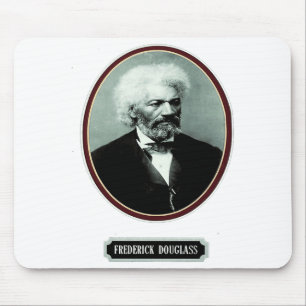Black American History Frederick Dougl Black Hi T Mouse Pad