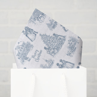 Black American Toile Tissue Paper, Afrocentric Tissue Paper