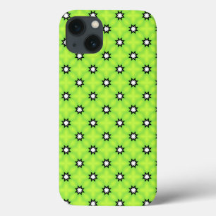 Black an White Stars iPhone 13 Case