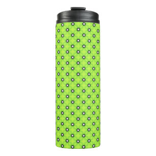 Black an White Stars Thermal Tumbler