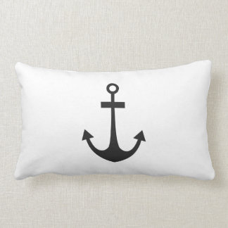 Black Anchor Lumbar Cushion
