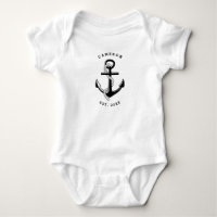 Black Anchor Nautical Personalised